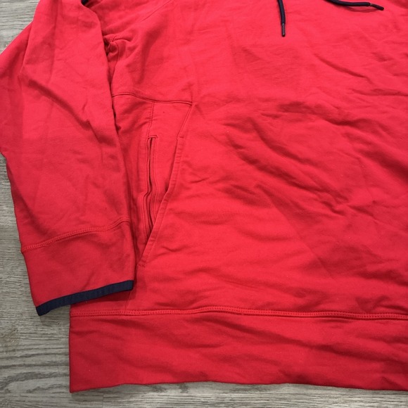 Reebok Hoodie Extra Large Men's Red Dynamic Lightweight Pullover | Size XL - Picture 3 of 7